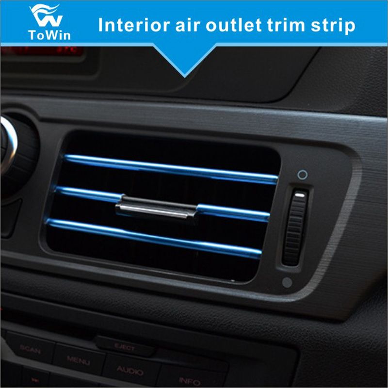 High Quality Car Interior Diy Trim Strip Line Decoration Air Conditioning Vent Strips For All The Automobiles