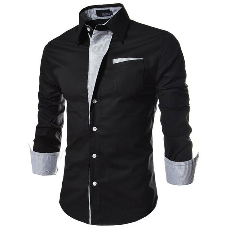 Download Compre T Bird Brand 2017 Camisas De Vestir Para Hombre Camisa A Rayas De Algodón Slim Fit ...