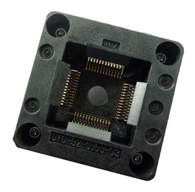 2020 Enplas IC Test Socket OTQ 52 0.65 03 QFP52P 0.65mm Pitch 10x10mm