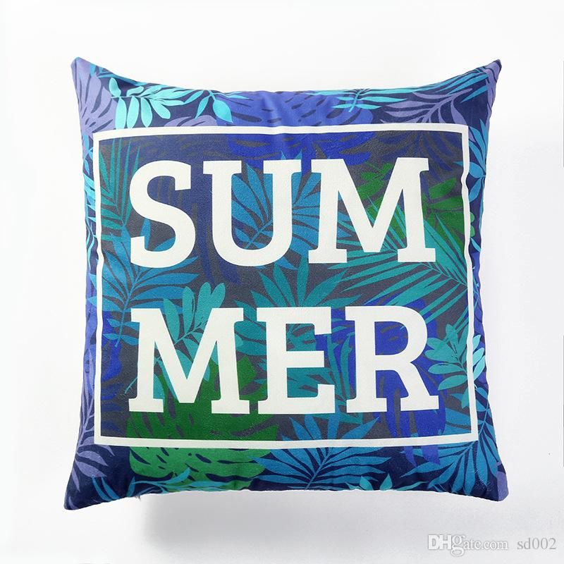 Flowers Plants Flannelette Pillow Case Countryside Botany Cushion