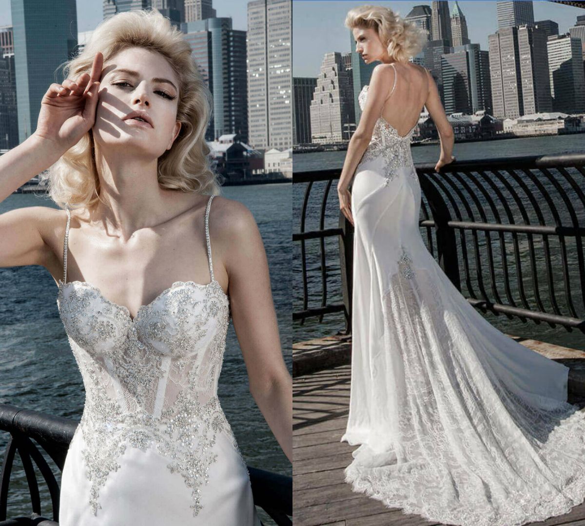 Discount Sexy  Pnina Tornai 2019  Wedding  Dresses  A Line 