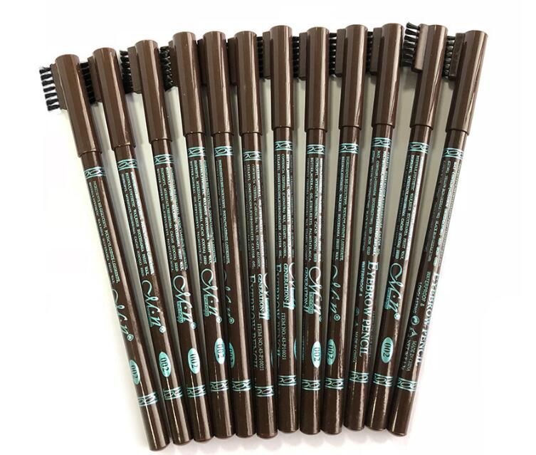 Menow Waterproof Eyebrow Pencils With Brush Double Function Eyebrow