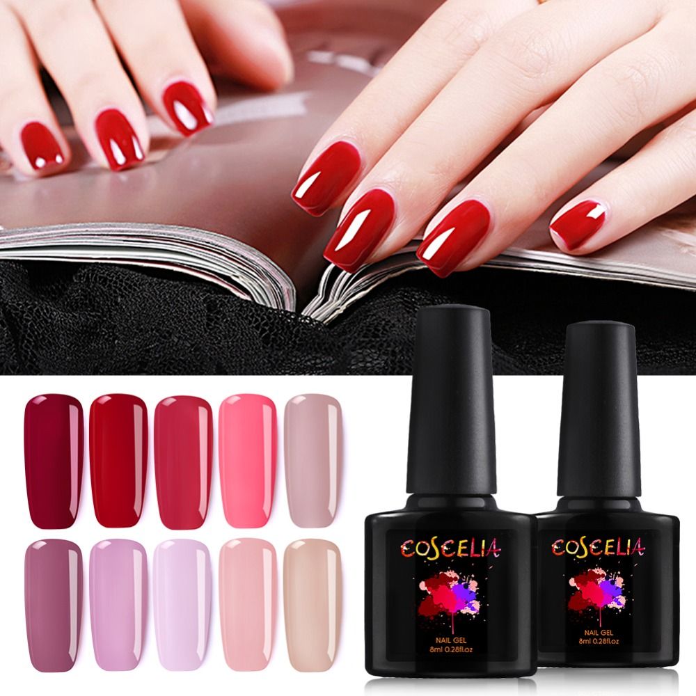 8ml Uv Gel Nail Polish Set Manicure Soak Off Uv Gel Lacquer Color