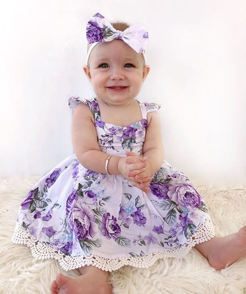 lavender dress for little girl