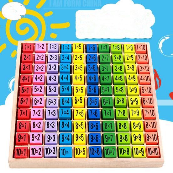 2019 multiplication table math toys 10x10 double side pattern multplication table