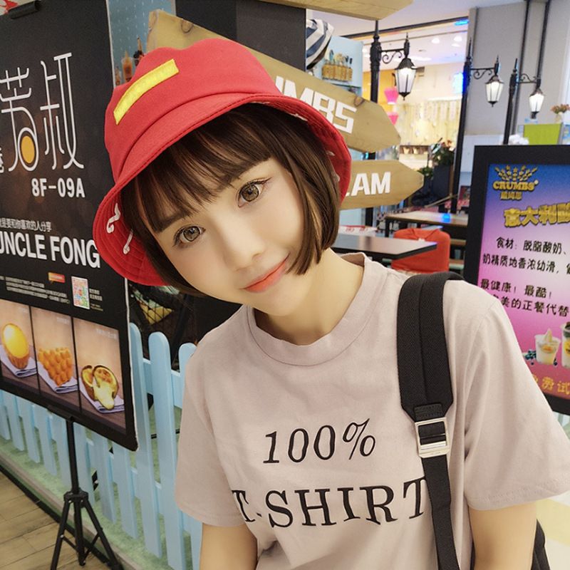2019 Korean Version Of The New Poster Cloth Upturned Eaves Smiling Fishermans Hat Women Sun Shade Hat Summer Pure Color Graffiti Basin Hat Tide From 2019 Korean Version Of The New Poster Cloth Upturned Eaves Smiling Fishermans Hat Women Sun Shade Hat Summer Pure Color Graffiti Basin Hat Tide From