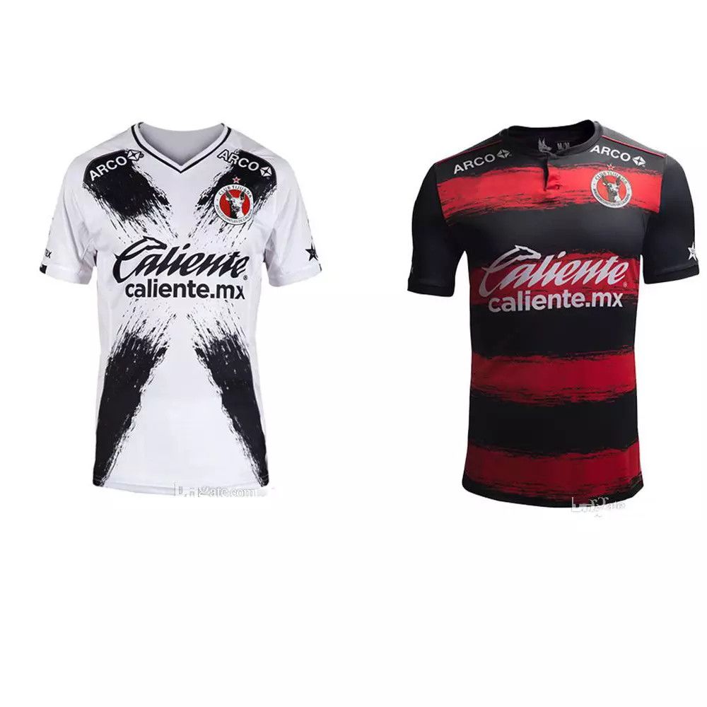 2019 TOP 18 19 Mexico Club Tijuana Home Away Soccer Jersey Xolos De Tijuana G.BOU CORONA LUCERO