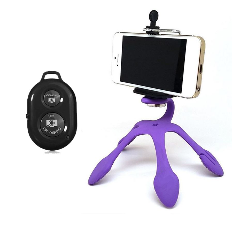 2019 Flexible Octopus Gecko Tripod Phone Holder Universal Stand Bracket