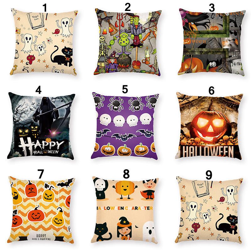 40 Different Style Halloween Holidays Cushion Covers Pumpkin Ghosts Best Halloween Pillows Decorations 40 Different Style Halloween Holidays Cushion Covers Pumpkin Ghosts Best Halloween Pillows Decorations