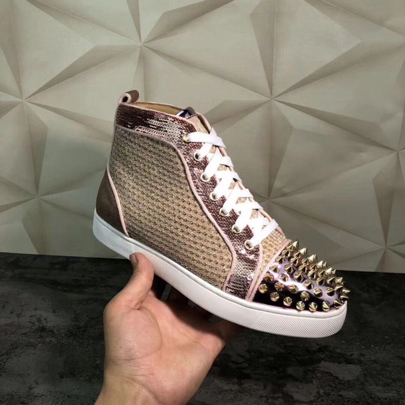 NEW Fashion Designer Shoes Brand Studded Shoes Made