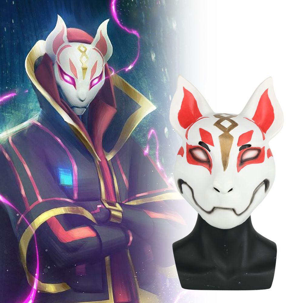 compre jogo quente fortnite fox mascara cosplay fox mascara de latex mascara de latex traje de halloween aderecos traje novo de bfjcosplay - dacbuter a fortnite