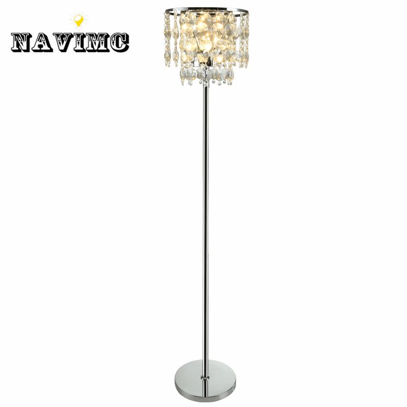 2018 Modern Crystal Floor Lamp Bedroom Simple Study Led 2018 Modern Crystal Floor Lamp Bedroom Simple Study Led Light Creative Living Room Table Smoky Gray Transpa From Dh996zhenhao