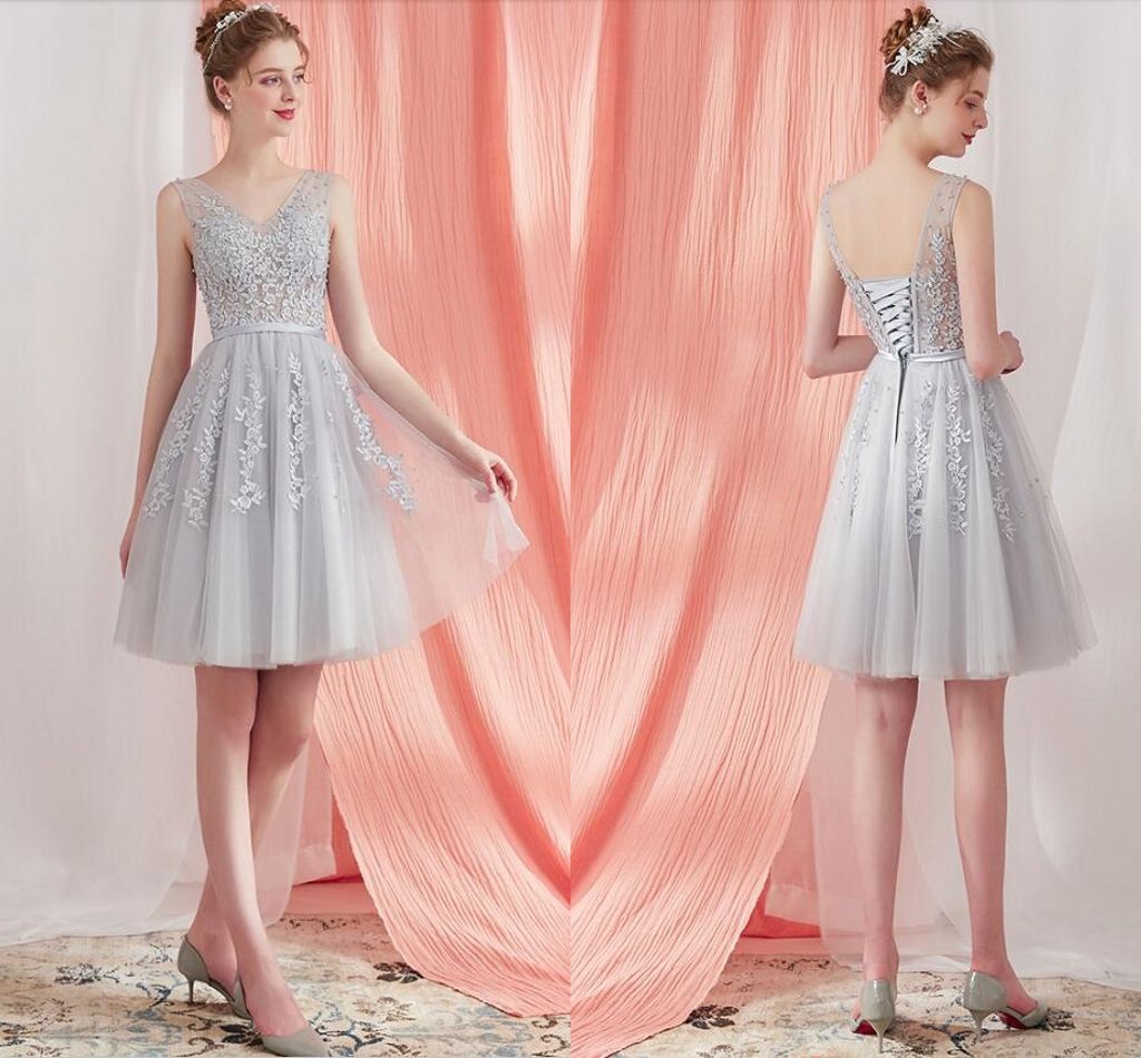 Cheap Cocktail Dresses Silver