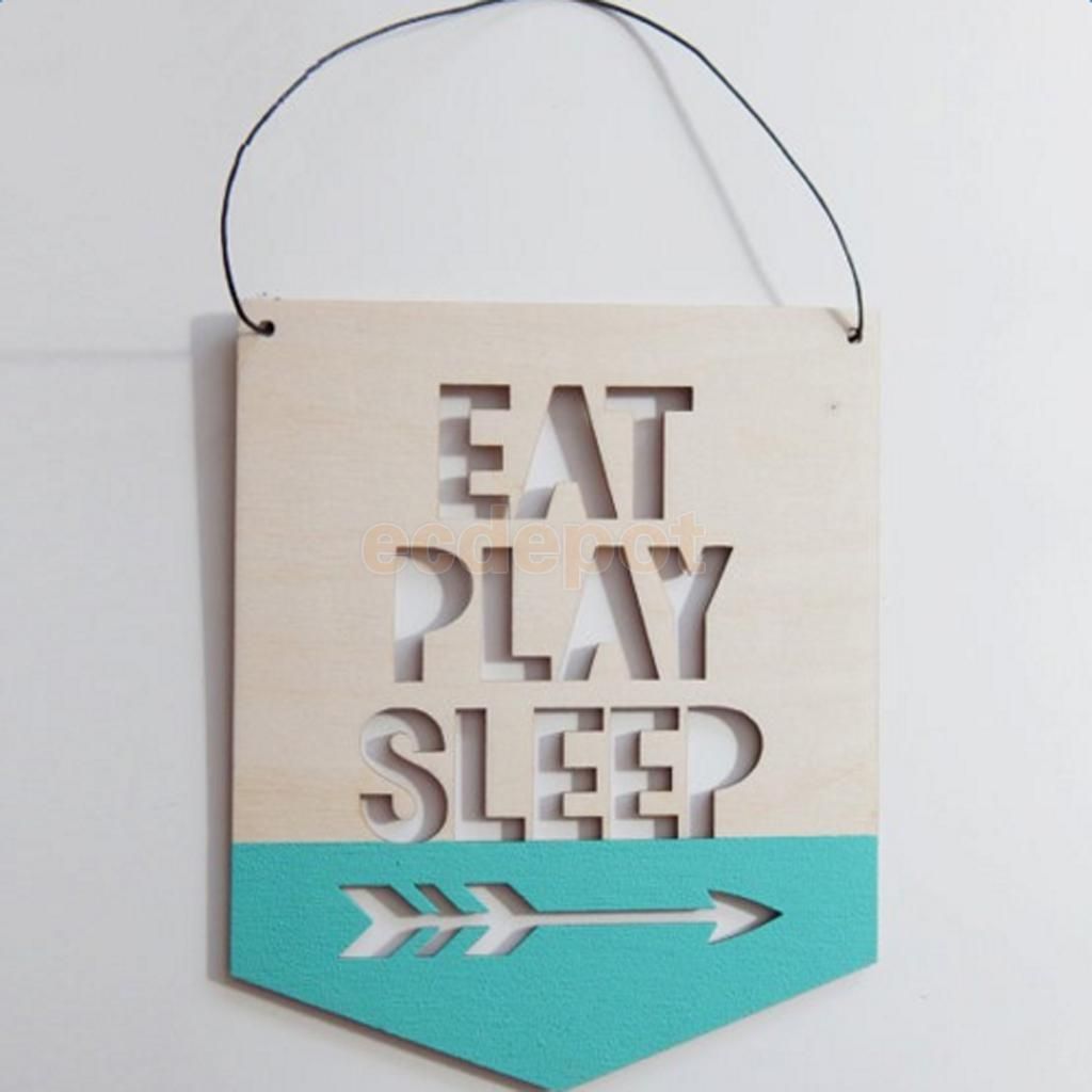 2018 Funny Wood Eat Play Sleep Wooden Sign Plaque Board Home Hanging 2018 Funny Wood Eat Play Sleep Wooden Sign Plaque Board Home Hanging Decor From Hymen 21 1 Dhgate Com