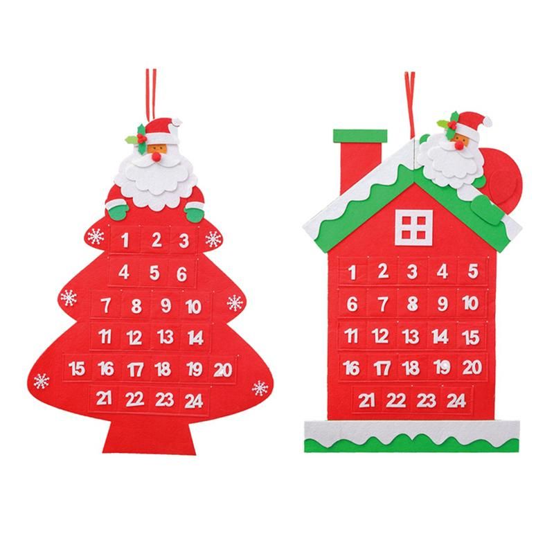 christmas tree shape countdown