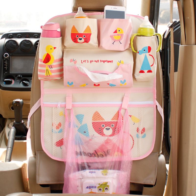 Car Auto Seat Back Diaper Bag Organizer Holder MultiPocket Travel