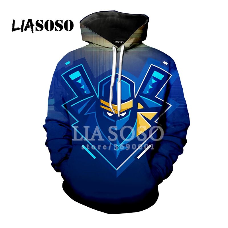 compre lio 3d impressao mulheres homens jogo fortnite ninja com capuz hoodies moletons pullover marca hip hop tops jaqueta de alta qualidade x1245 de - configuracao ninja fortnite