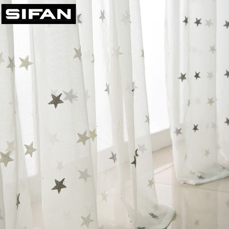Nursery Tulle Curtains For Window Balcony Home Decor Tulle Curtain