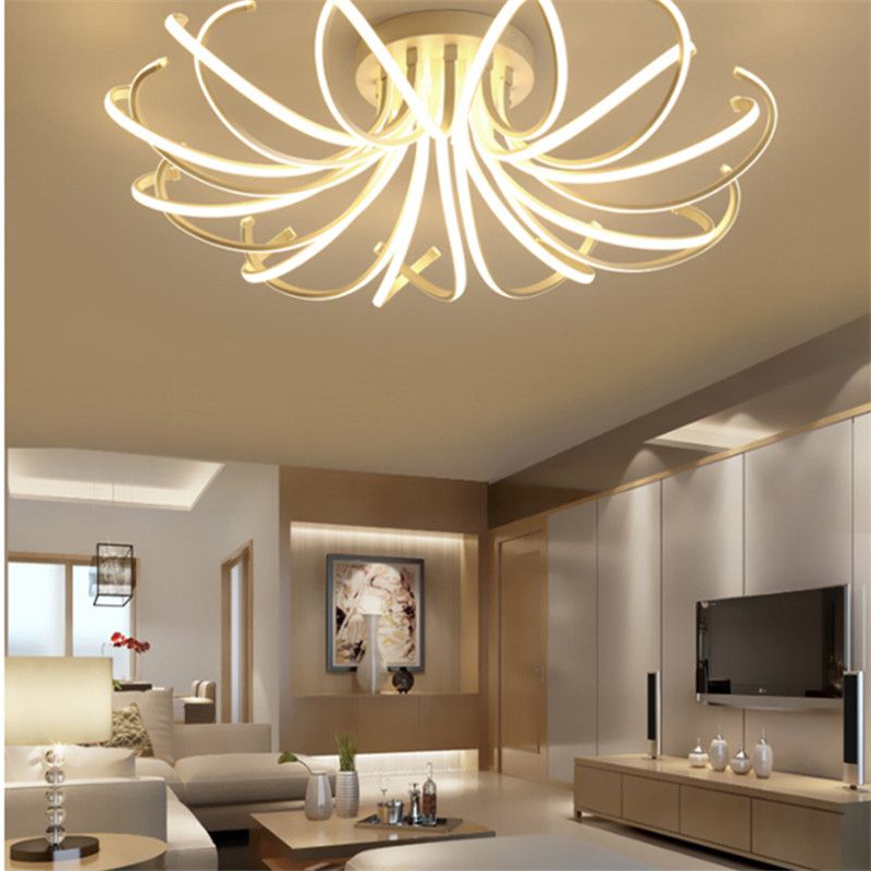 Modern Led Ceiling Chandelier Lights For Living Room Bedroom Dining Modern Led Ceiling Chandelier Lights For Living Room Bedroom Dining Study Aluminum Lamp