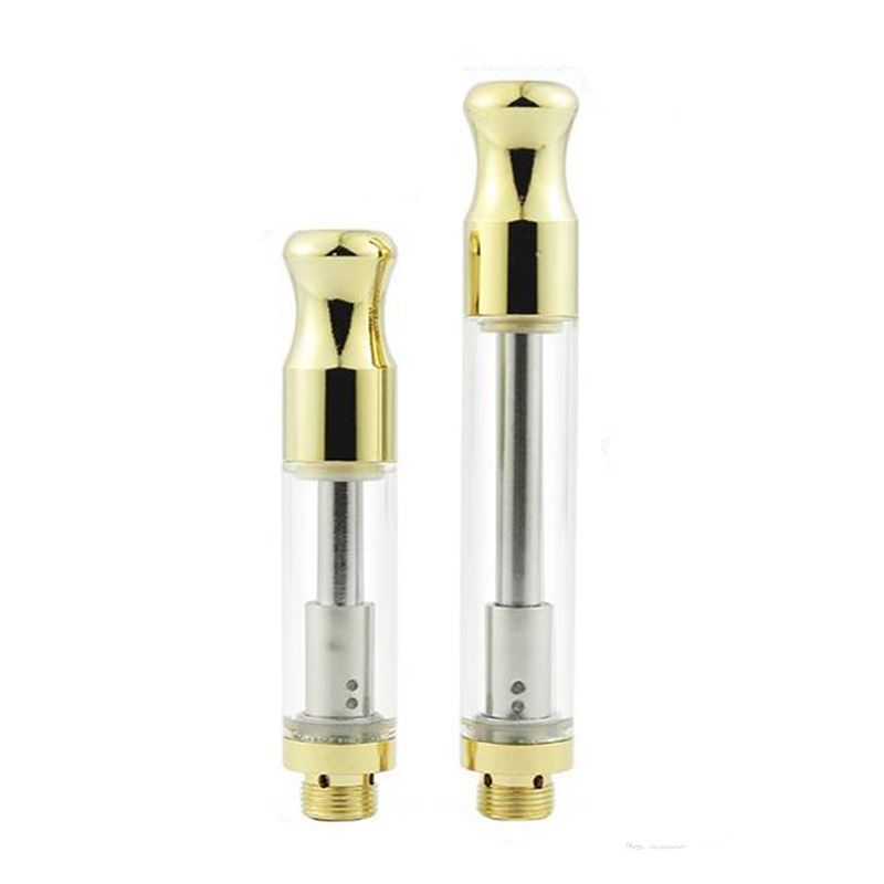 Brass Knuckles 510 Dual Cotton/Ceramic Atomizer 0.5ml 1.0ml Golden Vape