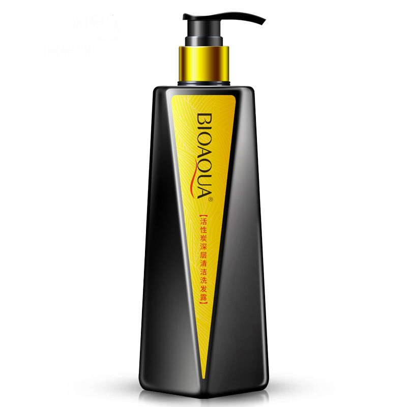 Activated Carbon Shampoo Brush Black Oil Control Anti Dandruff