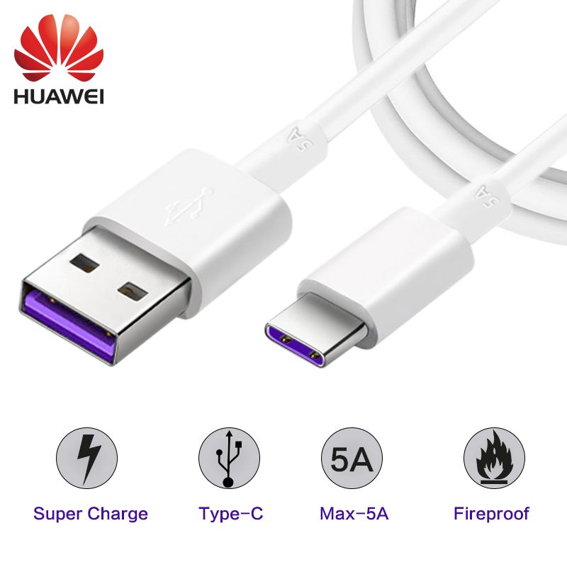 Huawei P20 cargador rápido de tipo C Cable USB 5A Supercharge rápida Cable de datos Soporta MATE 9 10 P10 Pro Plus honor magia Smartphone