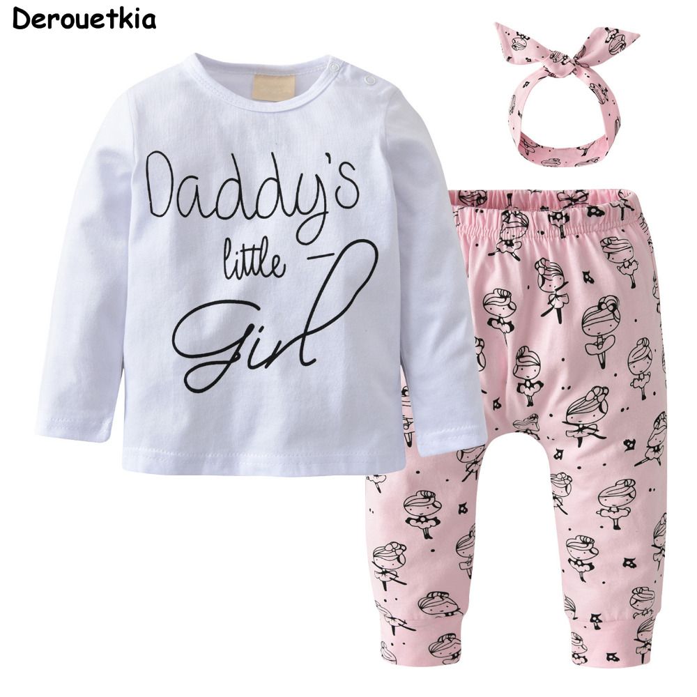 2018 Fashion Baby Girl Clothes Newborn Baby Girls Clothing Set