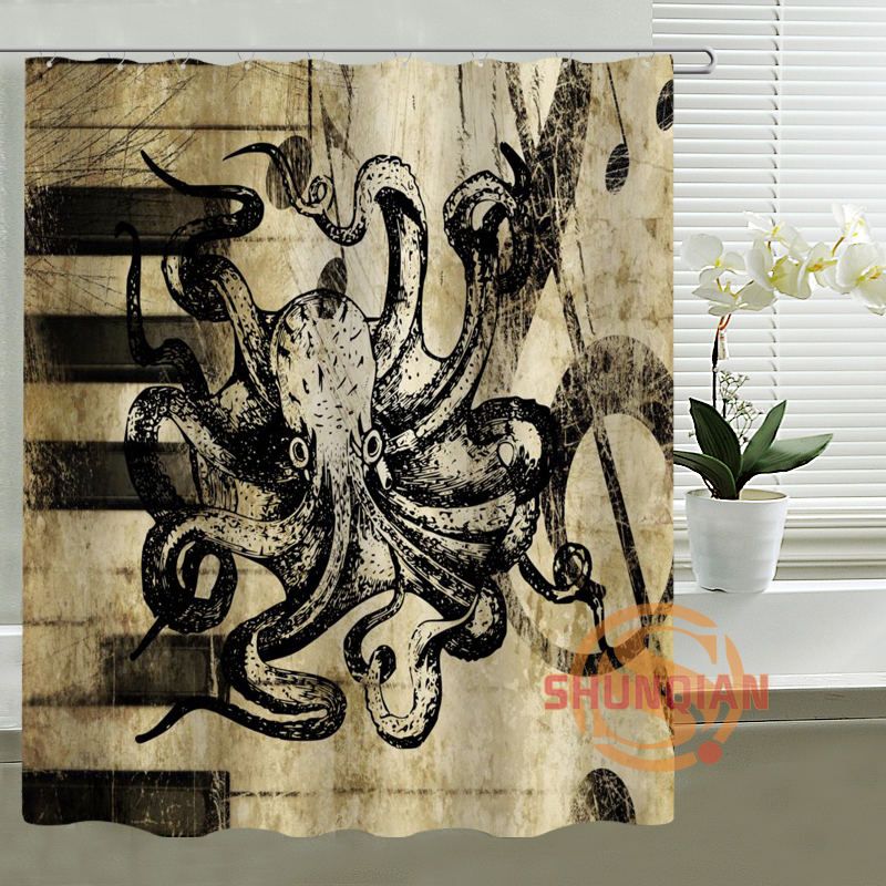 2018 Art Octopus Shower Curtain Personalized Custom Bath 2018 Art Octopus Shower Curtain Personalized Custom Bath Waterproof Polyester For Family From Hariold 40 1 Dhgate Com