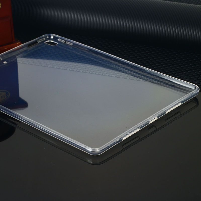 Ultra-dunne slanke beschermende ruggevallen siliconen kristal heldere transparante zachte TPU-dekking voor iPad 9.7 2 3 4 5 6 7 8 10.2 Air Air4 10.9 PRO 10.5 11 12.9 inch mini