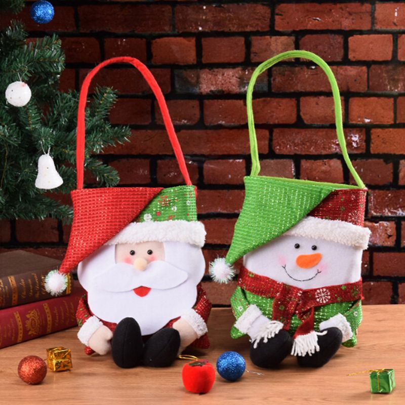 christmas gift bag santa