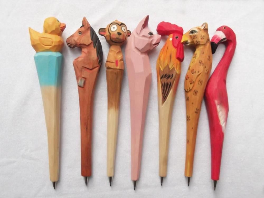 animal wooden carving creative