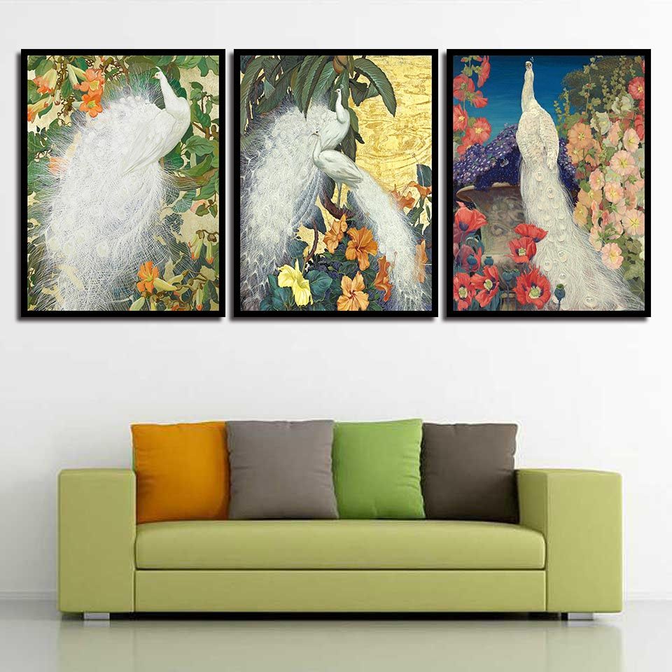 nordic posters minimalism nursery hd prints the peacock wall art