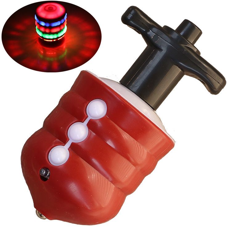 Kids Fidget Spinner Toys Al Gyro Flash Led Light Colorful Spinning Imitation Wood Glitter 72 Kinds Color Ground