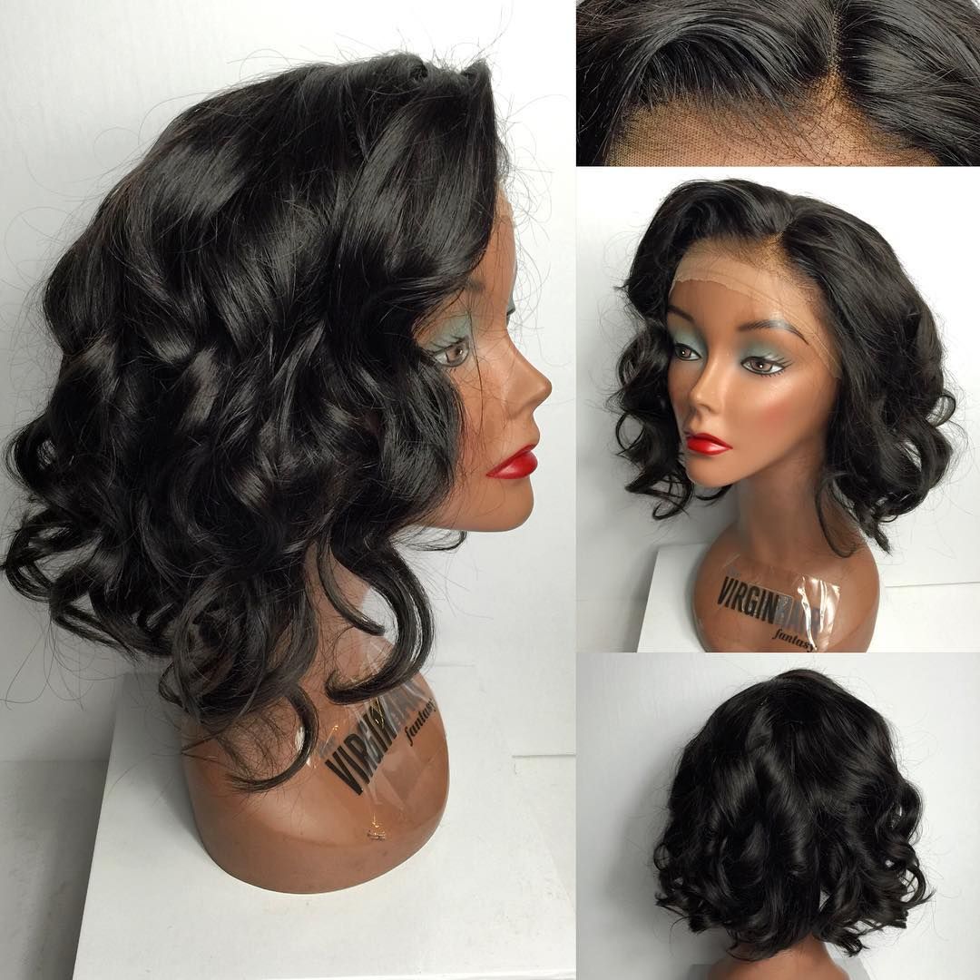 New Arrival Unprocessed Peruvian Human Hair Bob Body Wavy Bleached