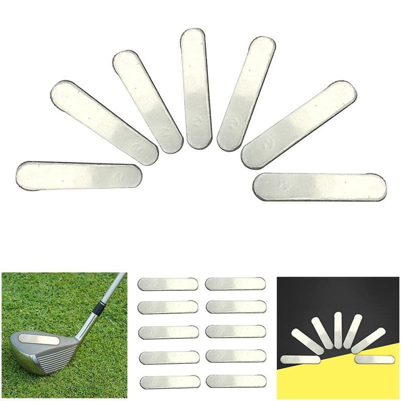 10pcs Weighted Lead Tape Add Swing Weight For Golf Clubs Tennis Racket Iron Putter