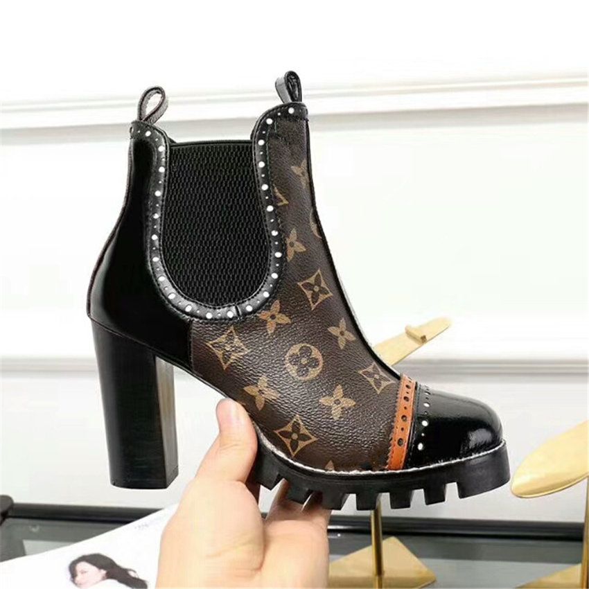 Top Quality Luxury Designer Women Shoes Designer Women Chunky Heel