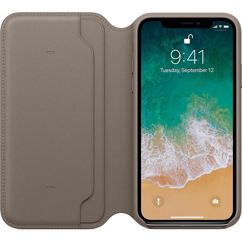 Original Leather Folio Wallet Case With Logo For Iphone X Official Original Leather Folio Wallet Case With Logo For Iphone X Official Flip Smart Phone Card Slot Cover Apple 8 7 6 6s Plus Cell Pers