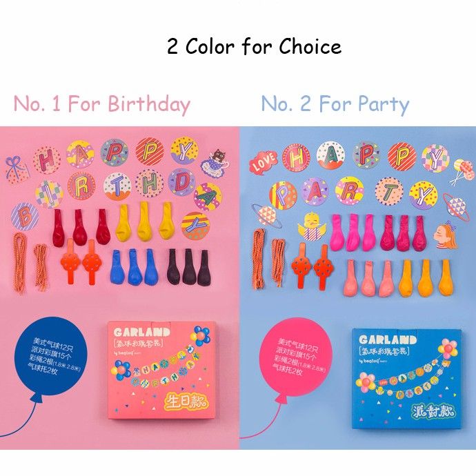 2019 wholesale happy birthday banner letters shaped party flags with happy birthday banner letters