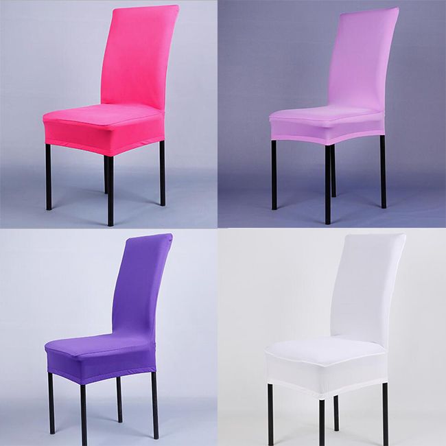 Spandex Elastic Chair Cover Protector Solid Color Universal Spandex Elastic Chair Cover Protector Solid Color Universal Slipcover Kitchen Dining With Back Removable Seat Case Slipcovers For Recliner Sofa