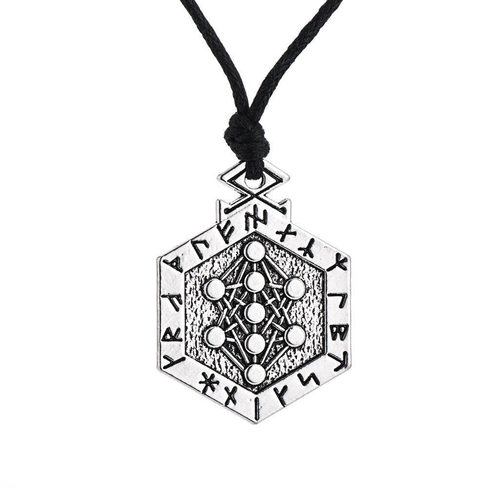 Whole Fishhook Yggdrasil Tree Of Life Viking 24 Runes Pendant Whole Fishhook Yggdrasil Tree Of Life Viking 24 Runes Pendant Necklaces Supernatural Tibetan Jewelry For Men Vintage Amulet And Talisman Key