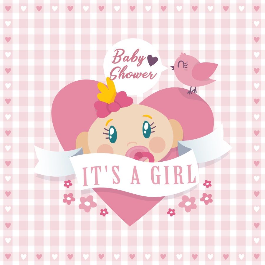 2019 Laeacco Cartoon Baby Shower Girl Newborn Birds Flower 2019 Laeacco Cartoon Baby Shower Girl Newborn Birds Flower
