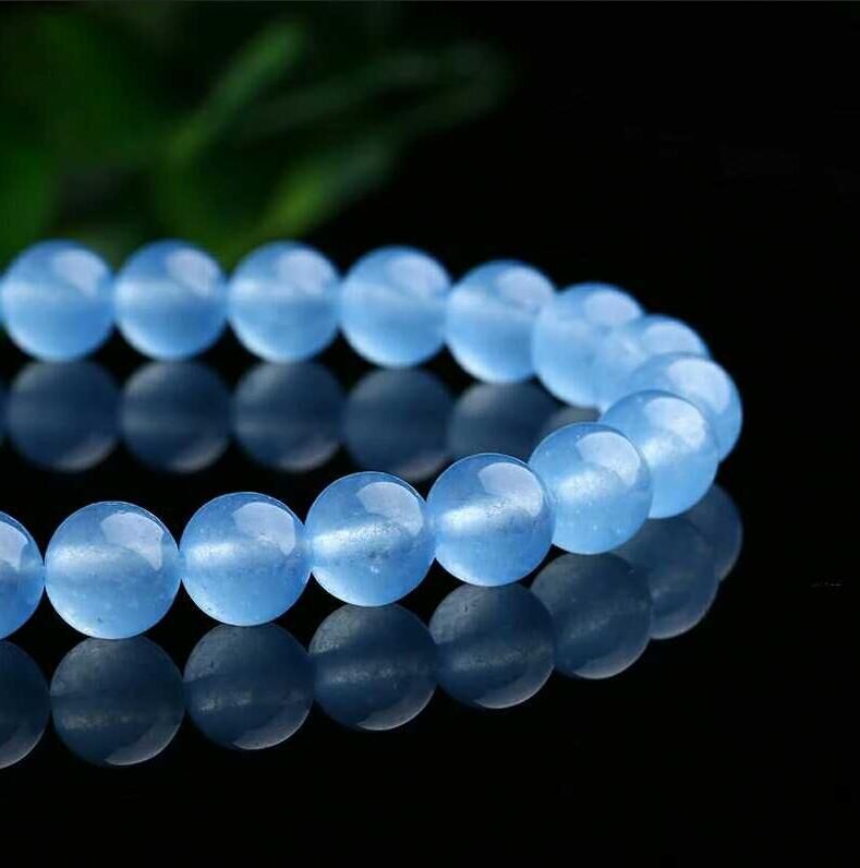 Hot sell Sky Blue Quartz crystal bracelet Blue ch