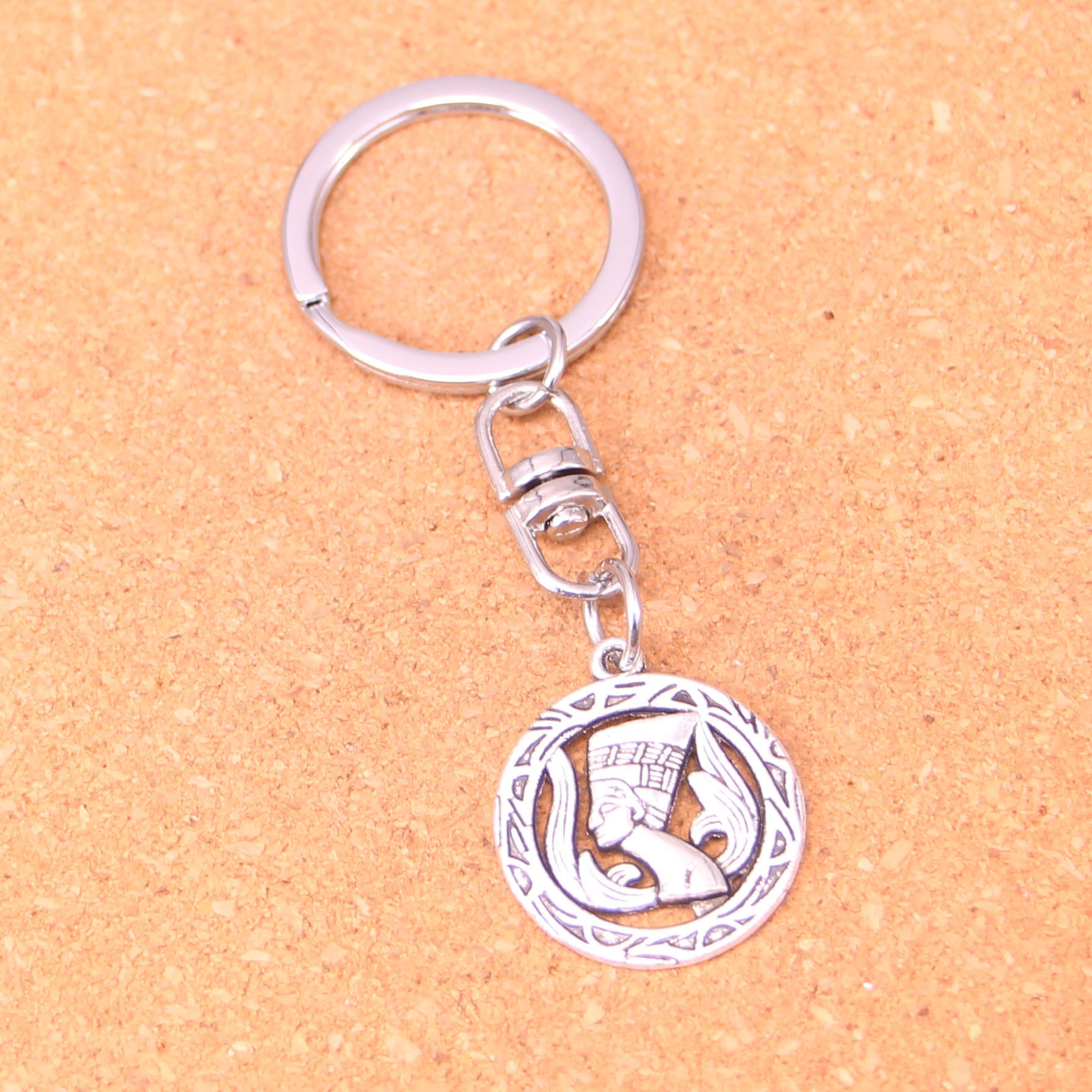 ANKH CROSS CHARM KEYRING BAG CHARM SILVER PLATED BRAND NEW FREE GIFT BAG ANKH CROSS CHARM KEYRING BAG CHARM SILVER PLATED BRAND NEW FREE GIFT BAG