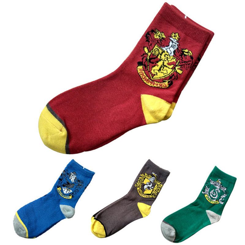 Harry Potter Hogwarts Students Socks Gryffindor Slytherin Ravenclaw