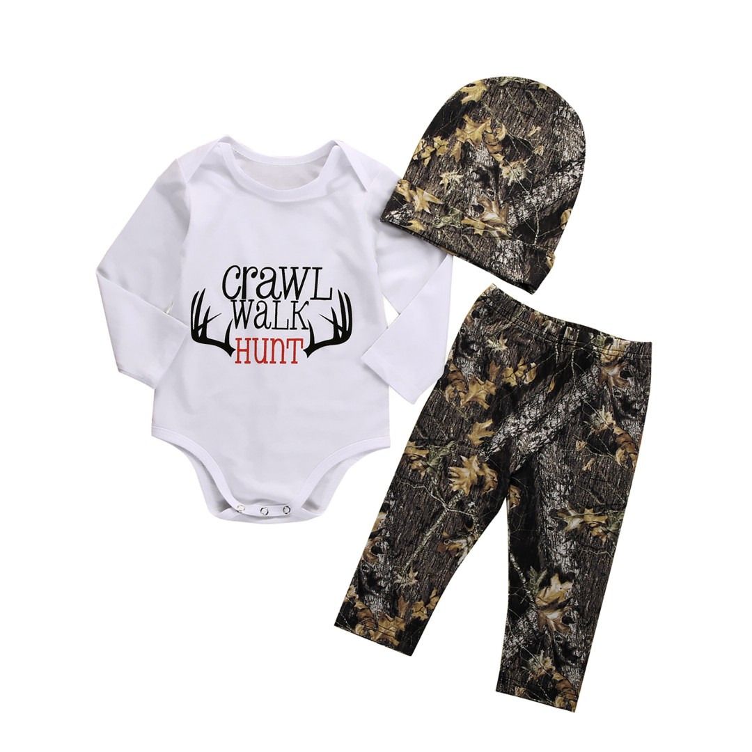 newborn baby boy hunting outfits