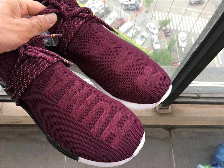 Burgundy Nmd Human Race 2024 www.favors