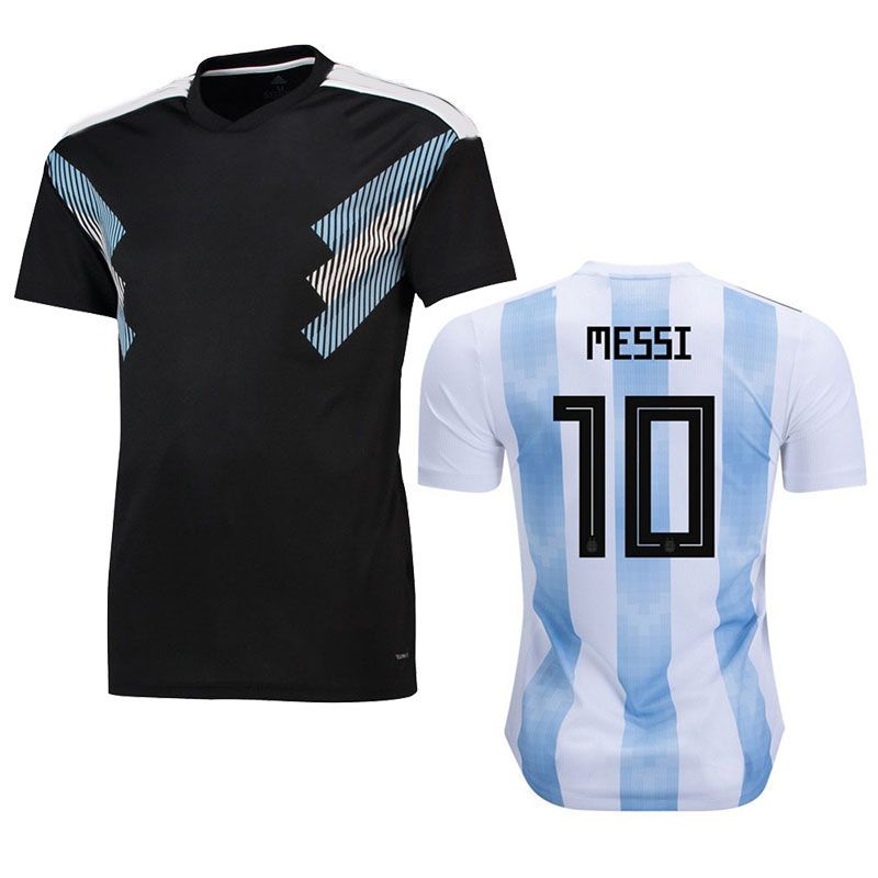 2019 2018 World Cup Argentina Soccer Jersey Home Away Soccer Shirt 10