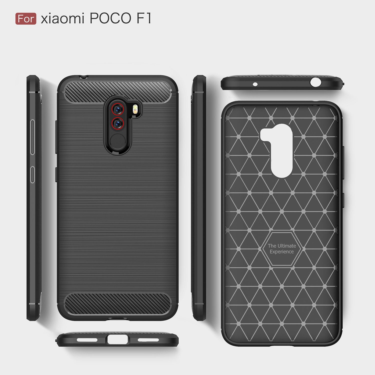 Handy Hüllen De Für Xiaomi Poco F1 Fall Kohlefaser Design Weichen De Für Xiaomi Poco F1 Fall Kohlefaser Design Weichen Tpu Handy Rückseitenabdeckung Stoßfestes Schwarzes Gehäuse Hüllen Für Handy Von Andd1y top $0 96