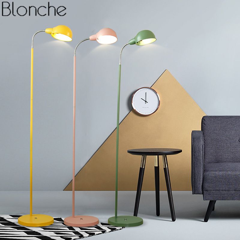2019 Modern Colorful Led Floor Lamps Adjule Standing Lights 2019 Modern Colorful Led Floor Lamps Adjule Standing Lights Living Room Bedroom Bedside Lamp Study Lighting Fixtures Luminaire From Hogon