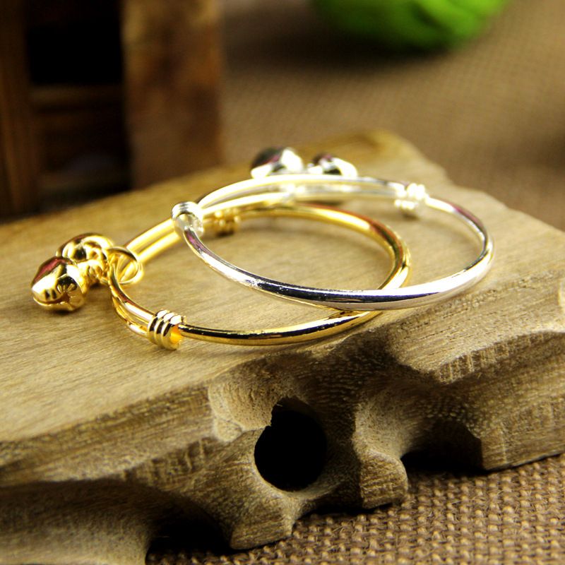 Baby Shower Favor Gold Silver Color Bracelet For Girl Boy Party Gift Baby Shower Favor Gold Silver Color Bracelet For Girl Boy Party Gift